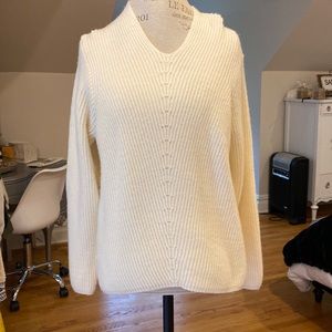 12th tribe white sweater